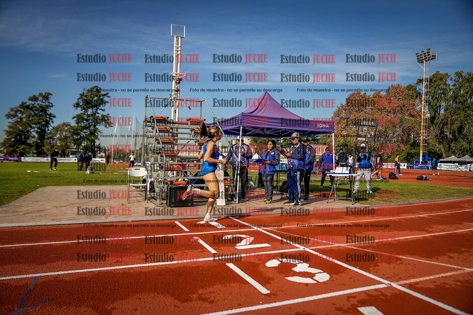 Fotos de los 800 m de mujeres - heptatlón 7