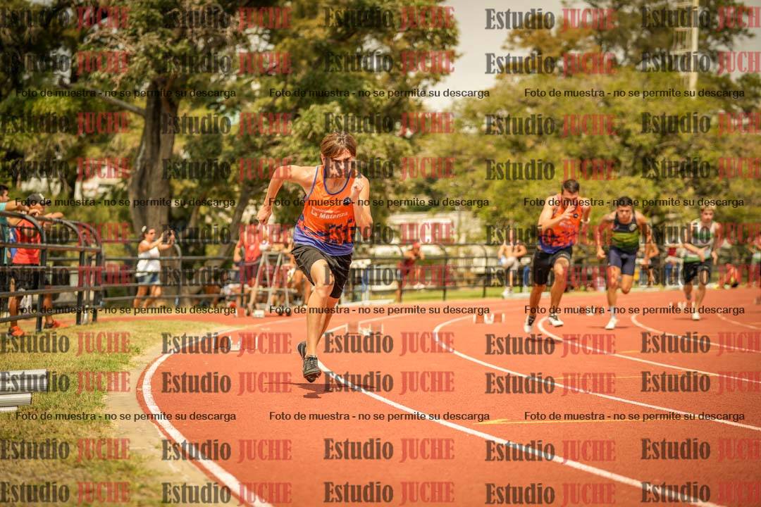 Fotos de los 200 m llanos de varones