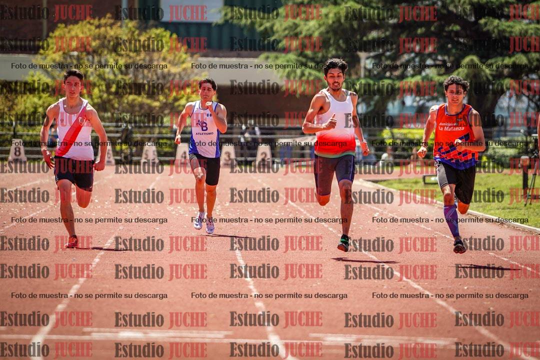 Fotos de los 200 m llanos de varones