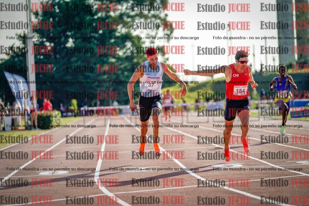 Fotos de los 400 m con vallas de varones