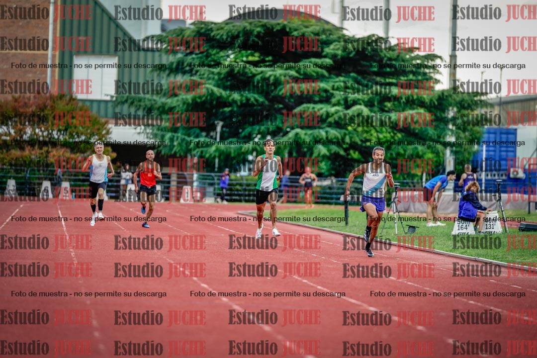 Fotos de los 400 m llanos de varones