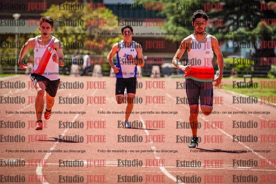 Fotos de los 200 m llanos de varones