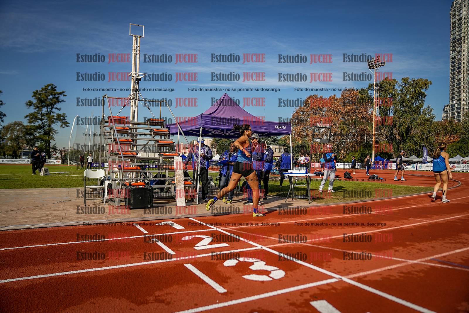 Fotos de los 800 m de mujeres - heptatlón 7