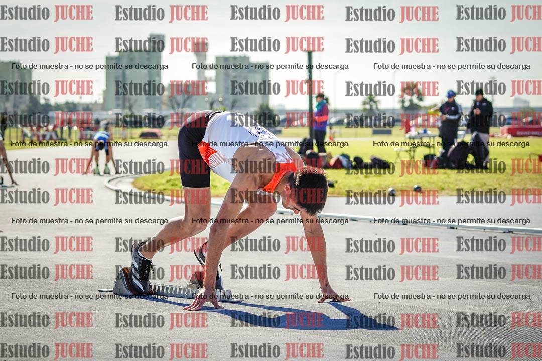 Fotos de los 400 m llanos de varones