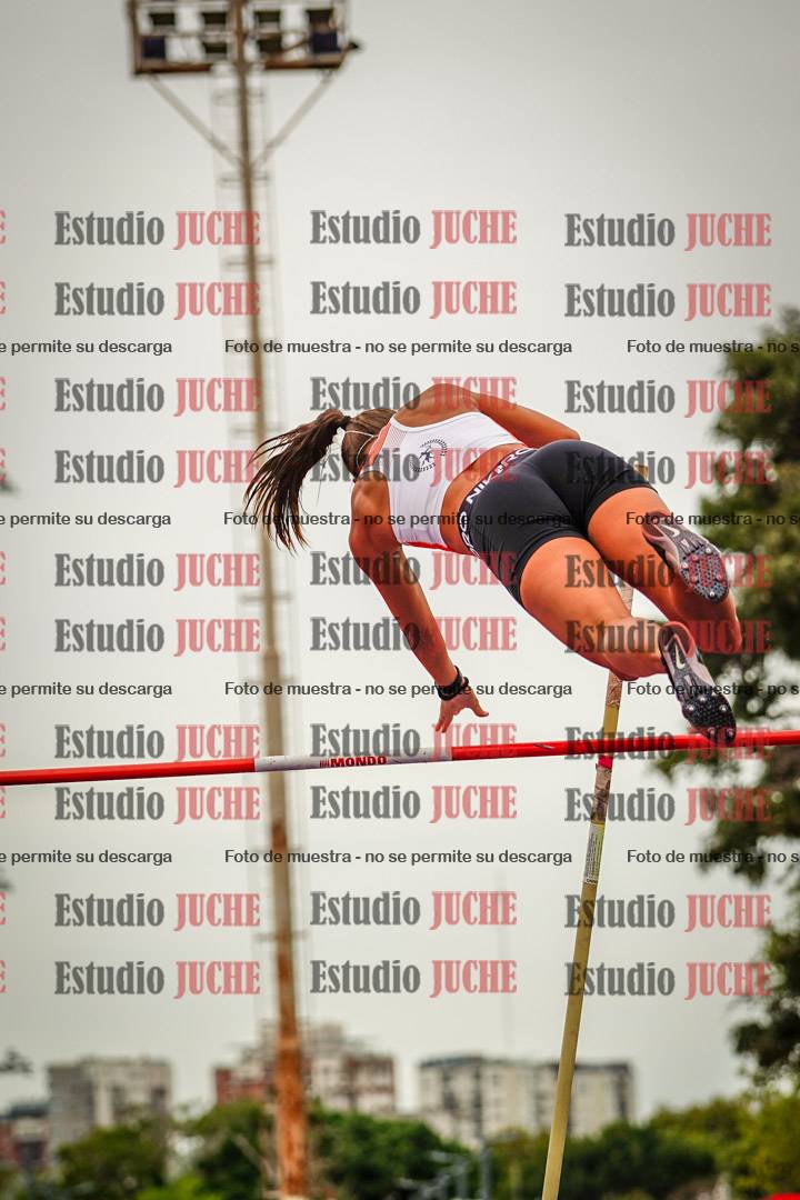 Fotos del salto con garrocha de mujeres y varones
