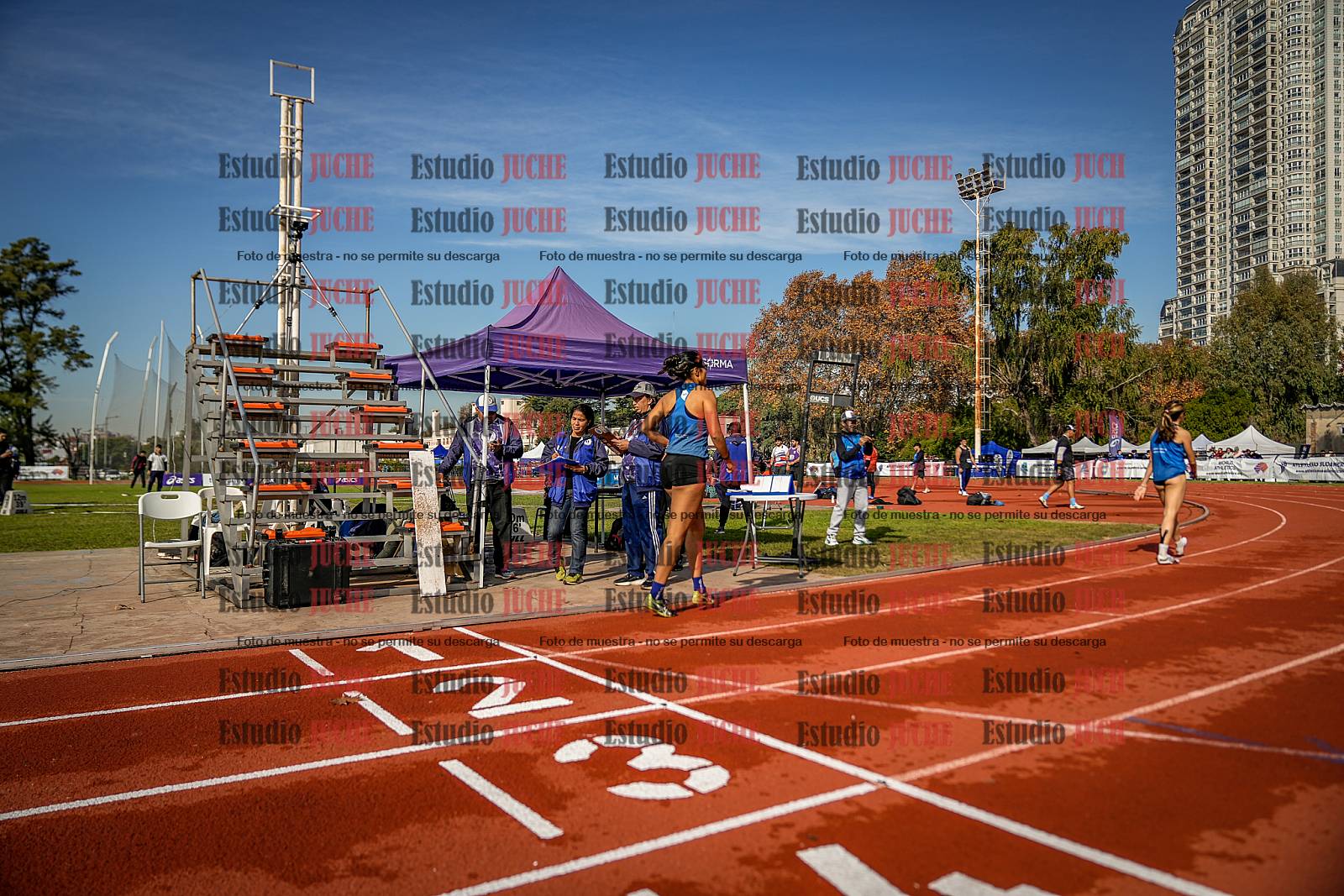 Fotos de los 800 m de mujeres - heptatlón 7