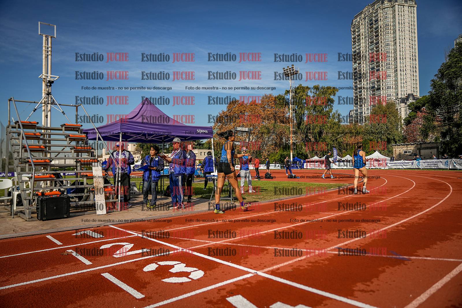 Fotos de los 800 m de mujeres - heptatlón 7