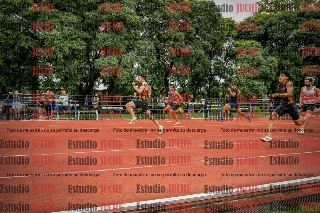 Fotos de los 100 m llanos de varones - decatlón 1