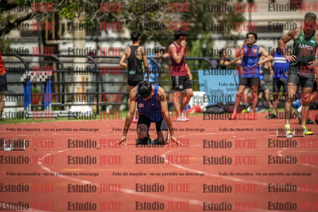 Fotos de los 200 m llanos de varones