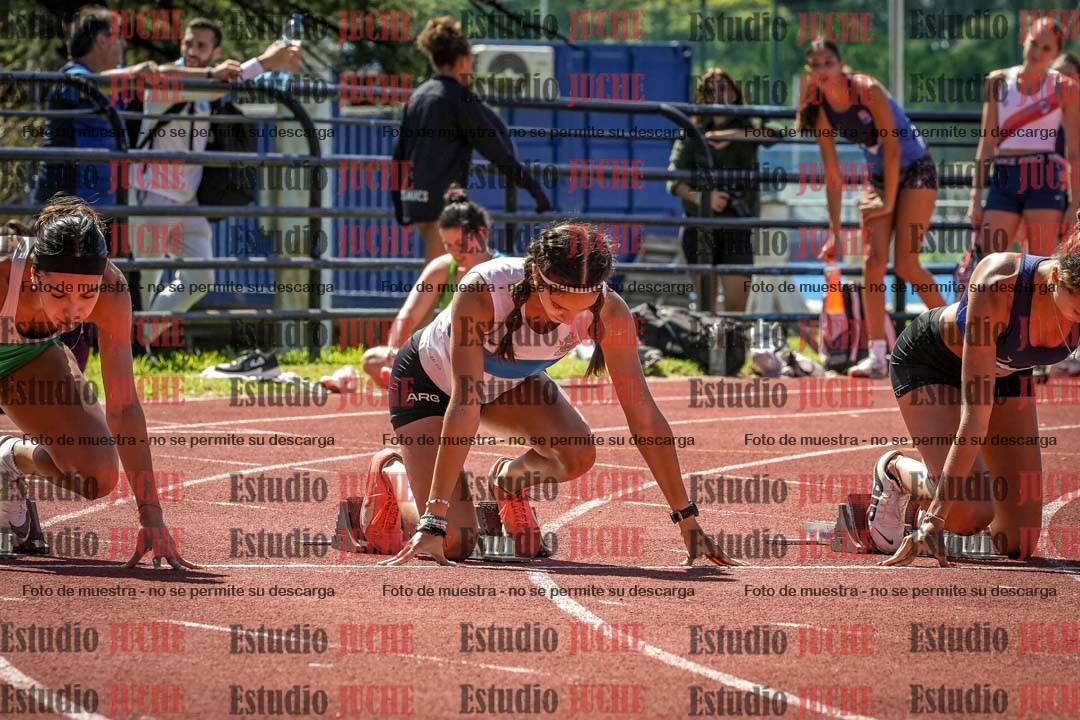 Fotos de los 100 m llanos de mujeres