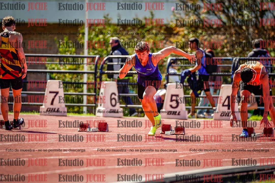 Fotos de los 100 m de varones