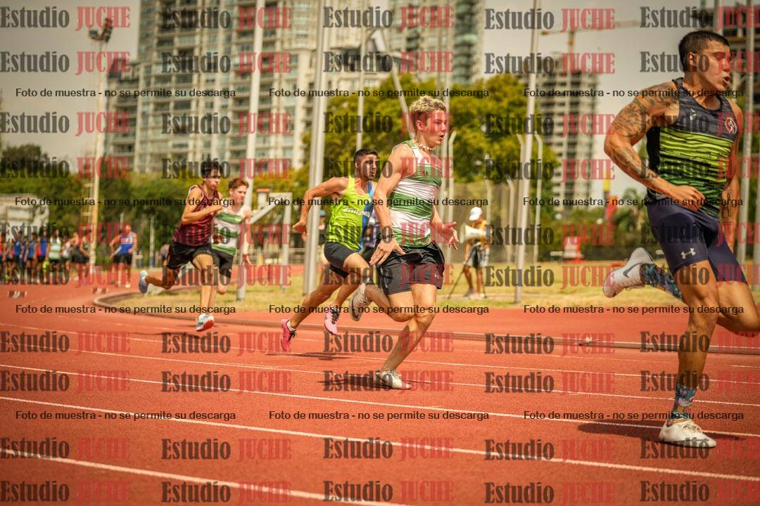 Fotos de los 200 m llanos de varones