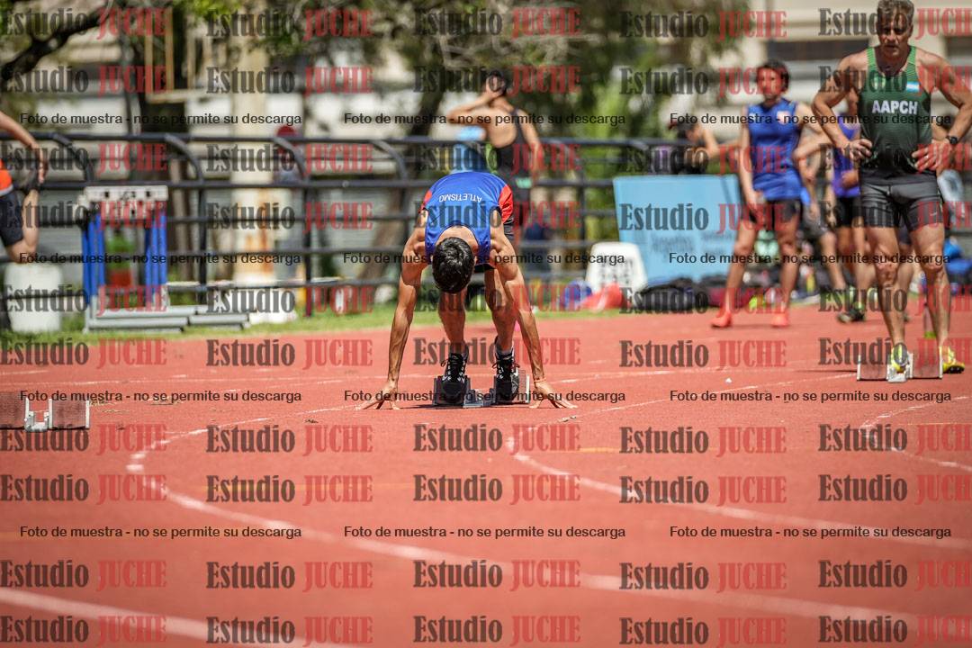 Fotos de los 200 m llanos de varones