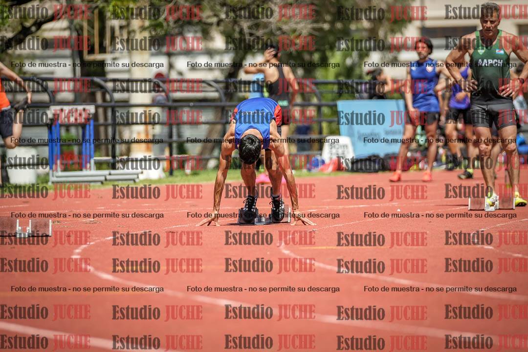 Fotos de los 200 m llanos de varones