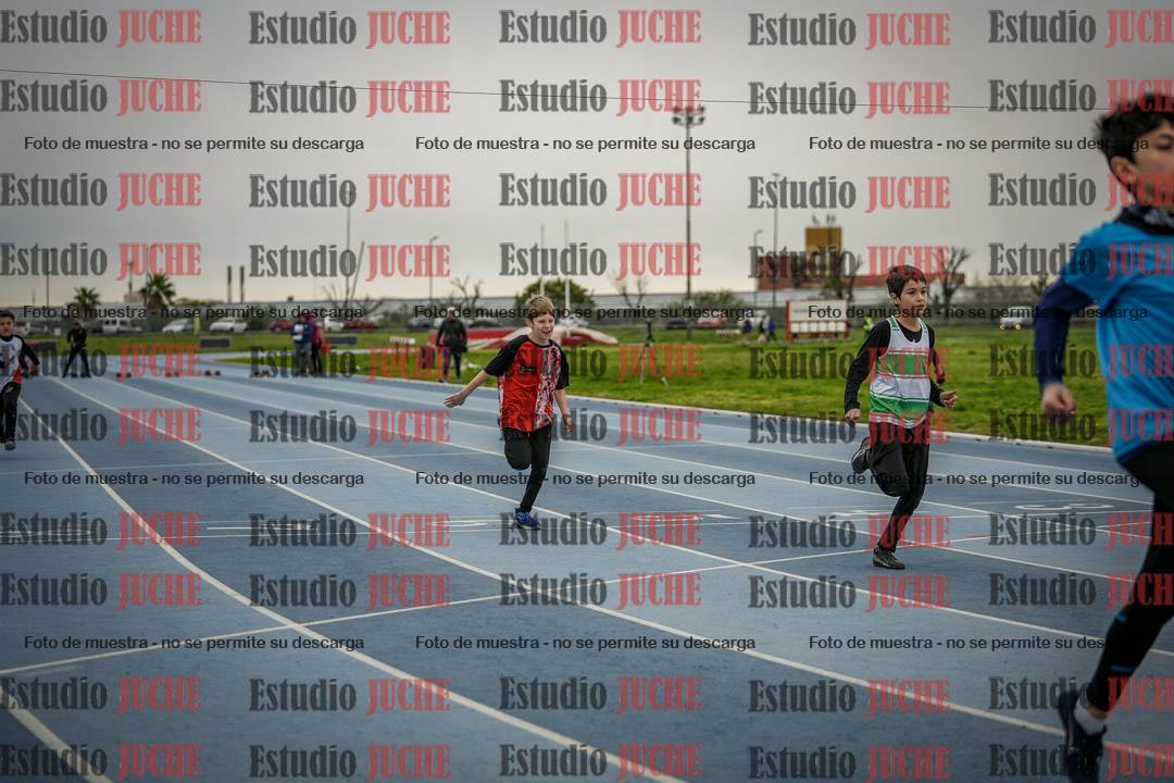 Fotos de los 50 m llanos de varones - U12