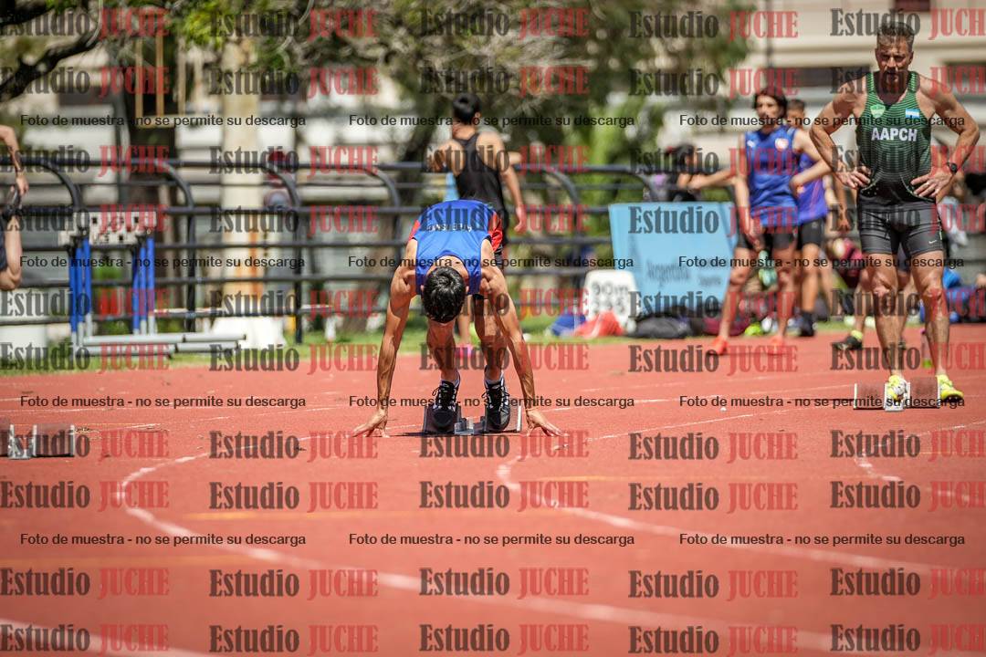 Fotos de los 200 m llanos de varones