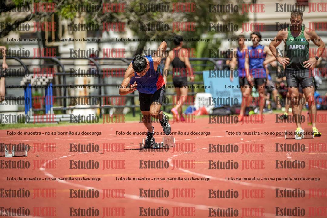 Fotos de los 200 m llanos de varones