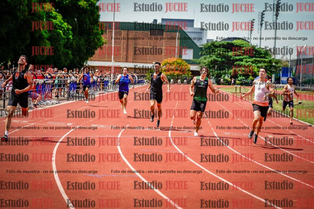 Fotos de los 400 m llanos de varones