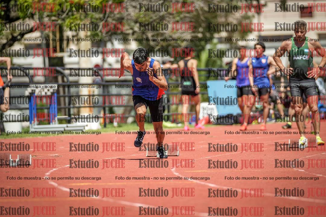 Fotos de los 200 m llanos de varones