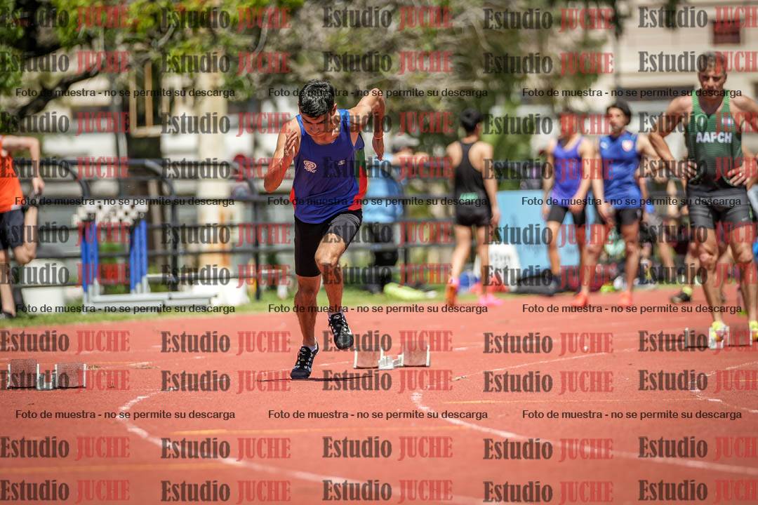 Fotos de los 200 m llanos de varones