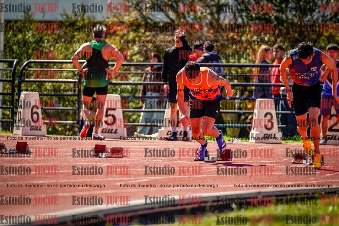 Fotos de los 100 m de varones