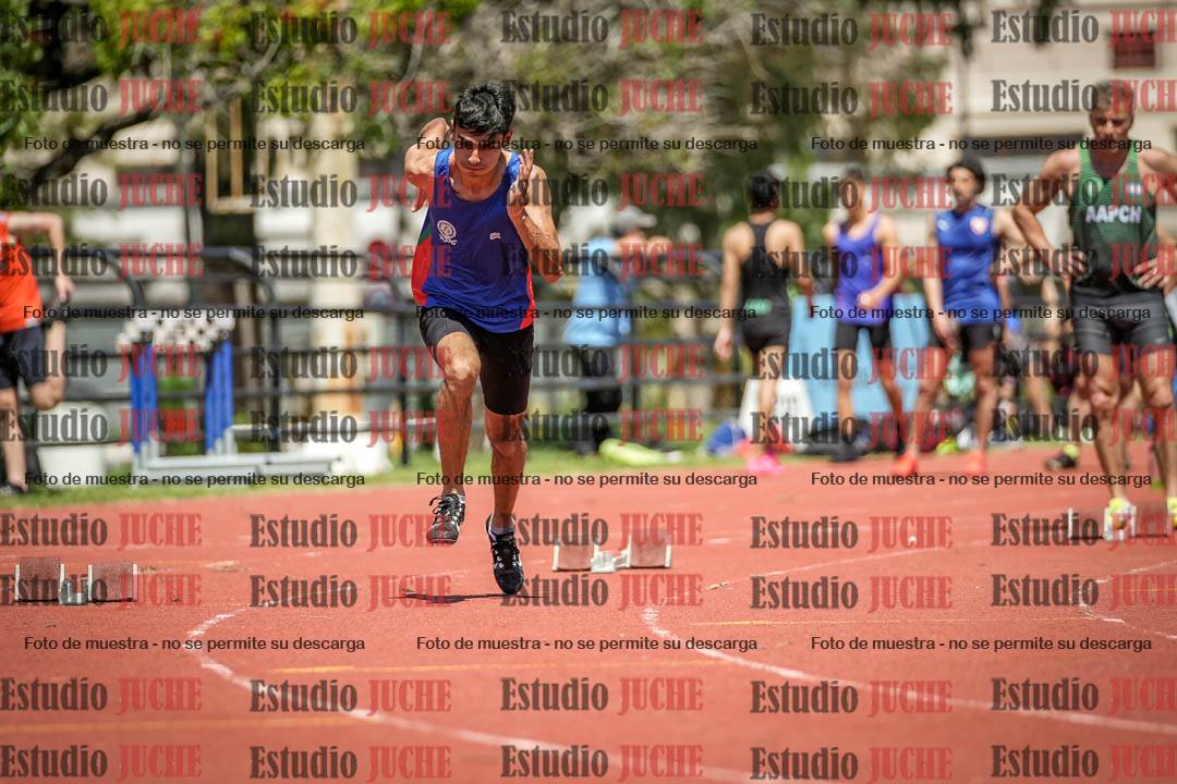 Fotos de los 200 m llanos de varones