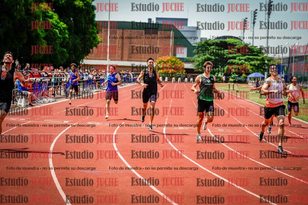 Fotos de los 400 m llanos de varones
