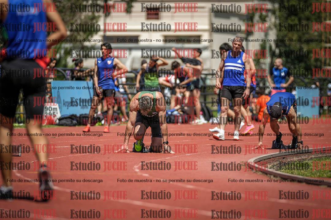 Fotos de los 200 m llanos de varones