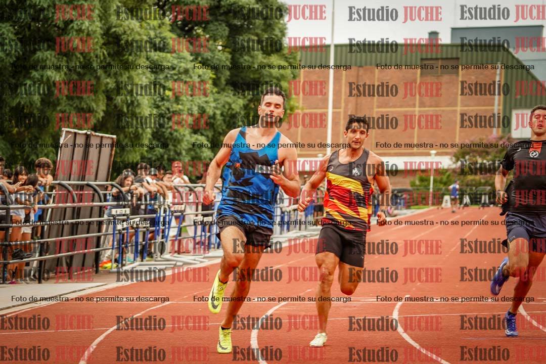 Fotos de los 100 m llanos de varones - decatlón 1