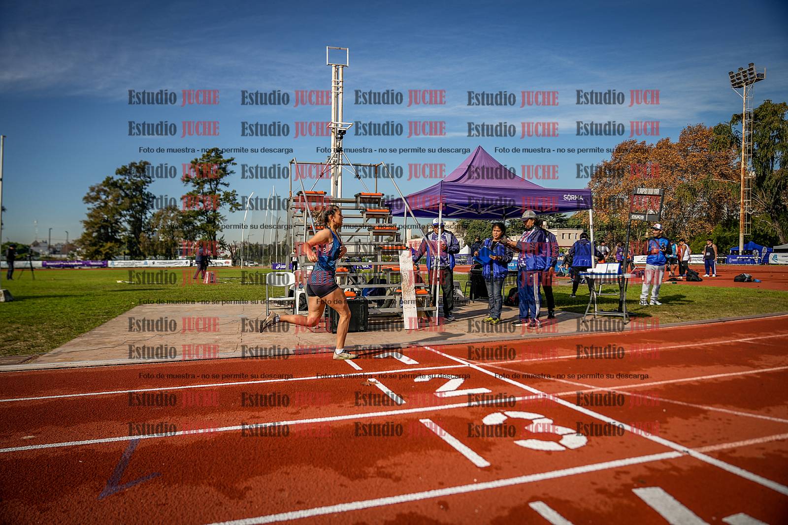 Fotos de los 800 m de mujeres - heptatlón 7