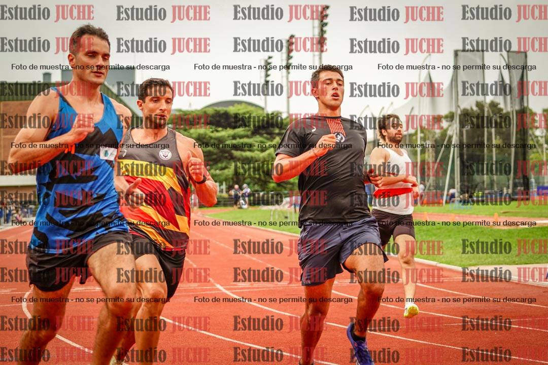 Fotos de los 100 m llanos de varones - decatlón 1