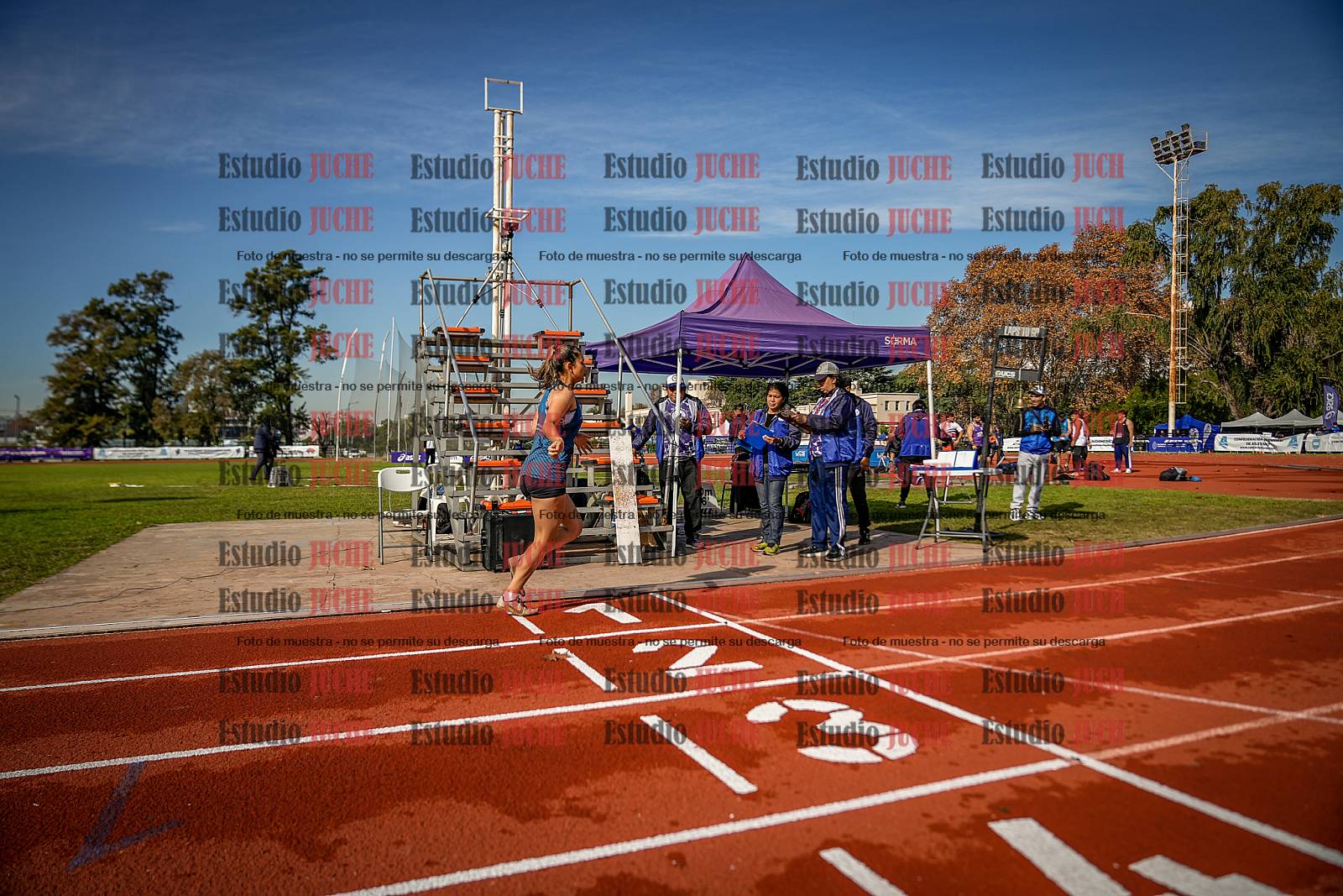 Fotos de los 800 m de mujeres - heptatlón 7