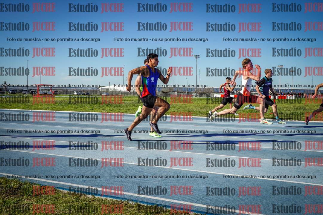 Fotos de los 100 m llanos de varones