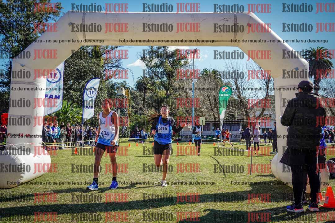 Fotos de la llegada del cross de 2000 m