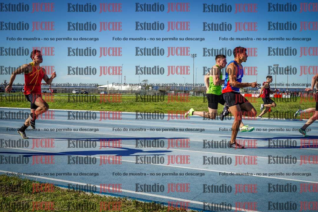 Fotos de los 100 m llanos de varones