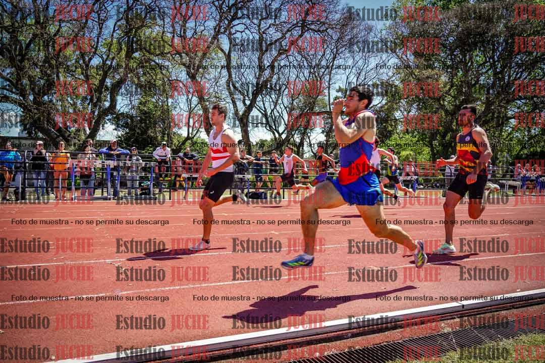 Fotos de los 100 m llanos de varones