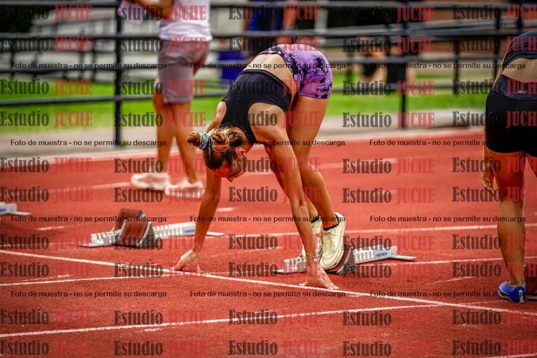 Fotos de los 100 m llanos de mujeres - FINAL