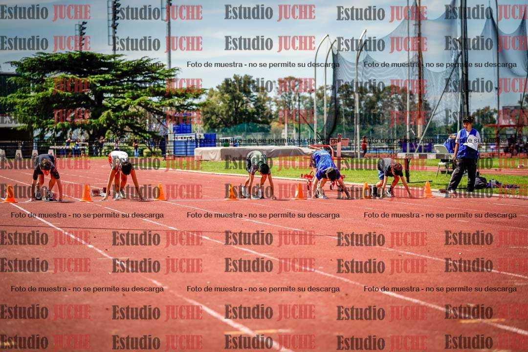 Fotos de los 50 m llanos de varones