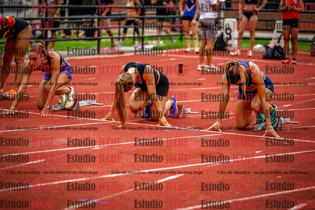 Fotos de los 100 m llanos de mujeres - FINAL