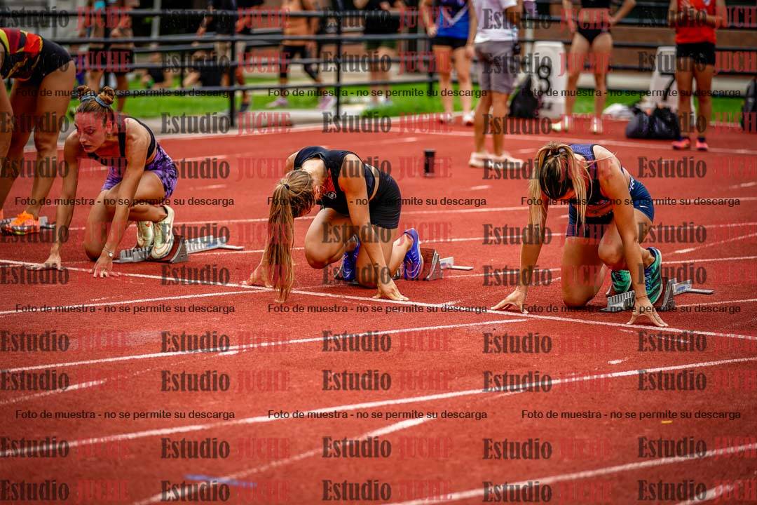 Fotos de los 100 m llanos de mujeres - FINAL