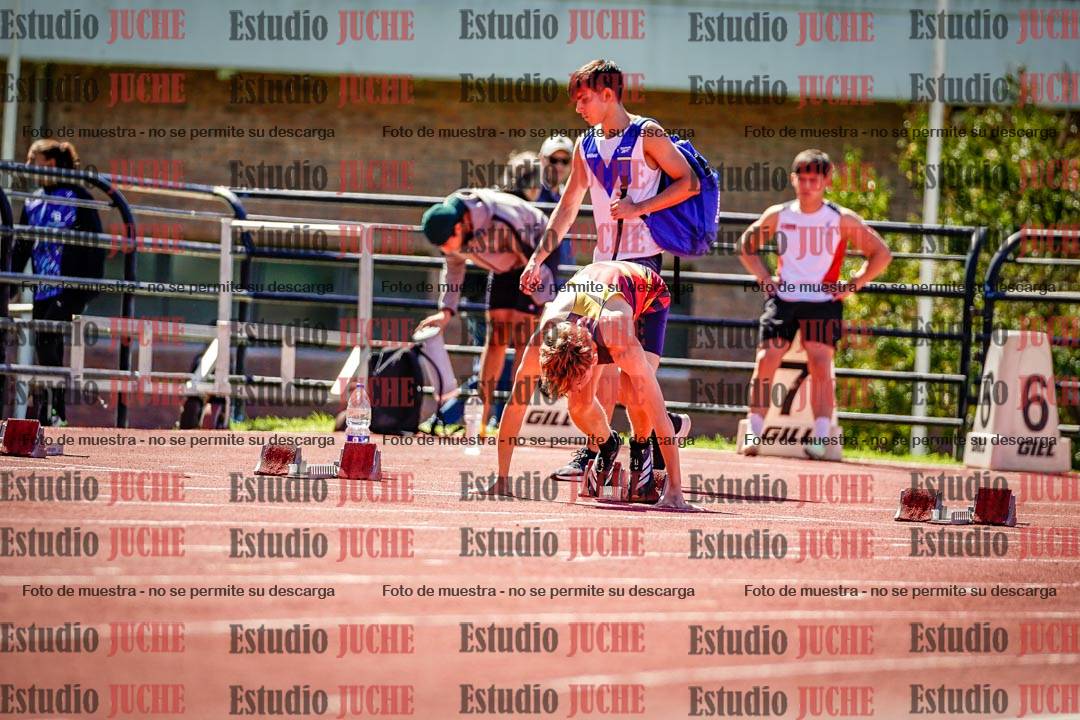 Fotos de los 100 m de varones