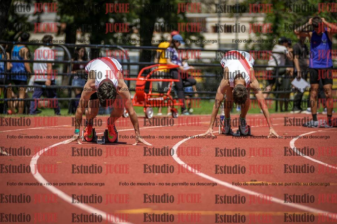 Fotos de los 200 m llanos de varones