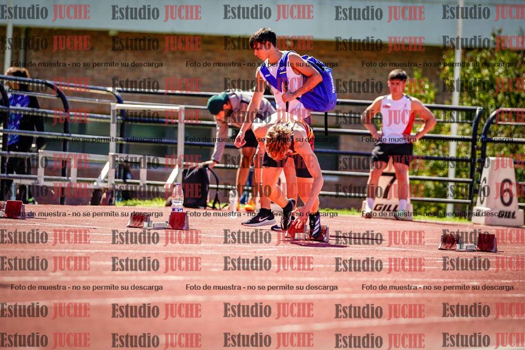 Fotos de los 100 m de varones