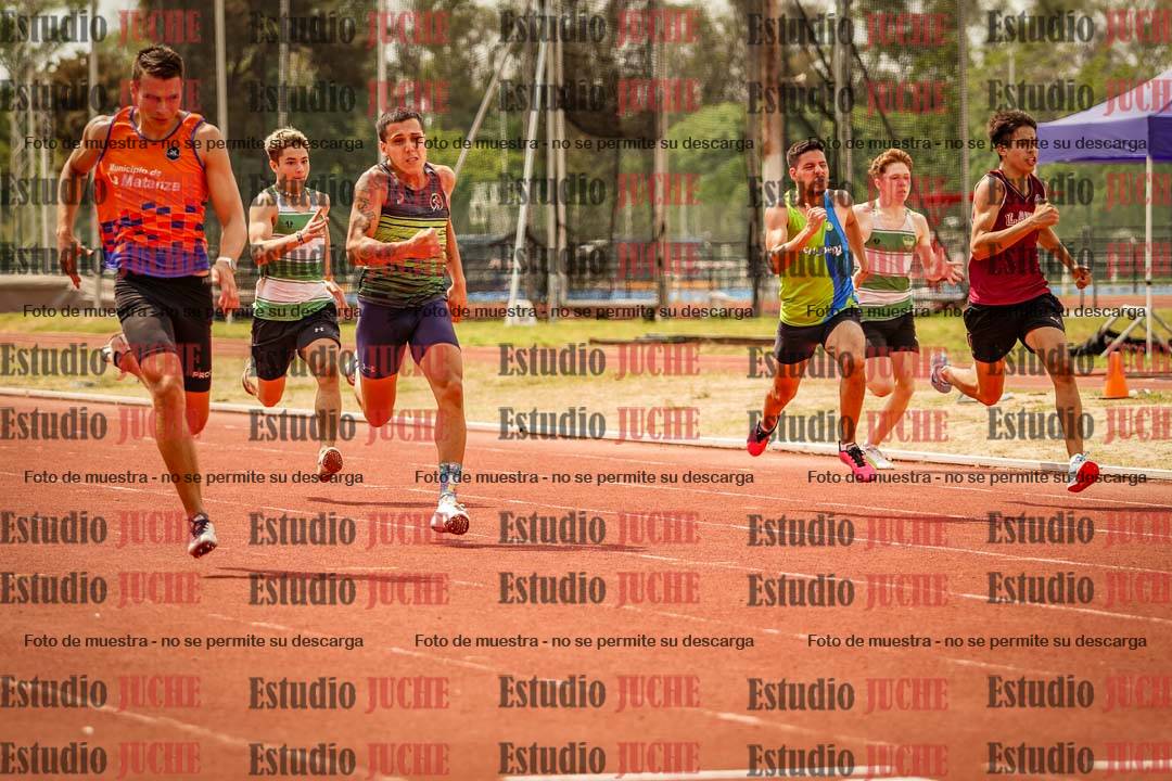 Fotos de los 200 m llanos de varones