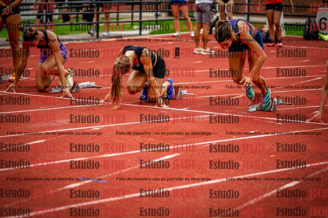 Fotos de los 100 m llanos de mujeres - FINAL