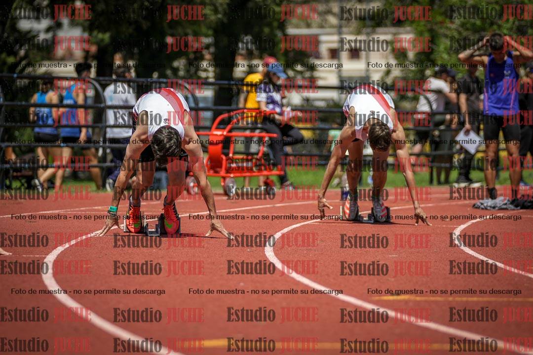 Fotos de los 200 m llanos de varones