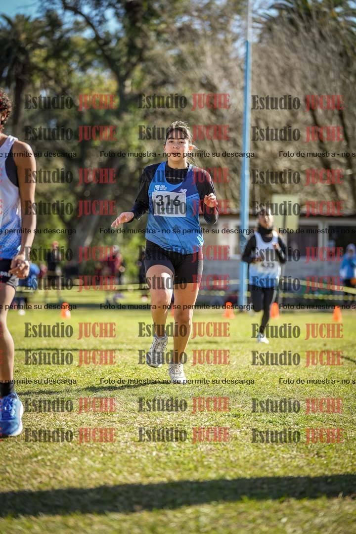 Fotos de la llegada del cross de 2000 m