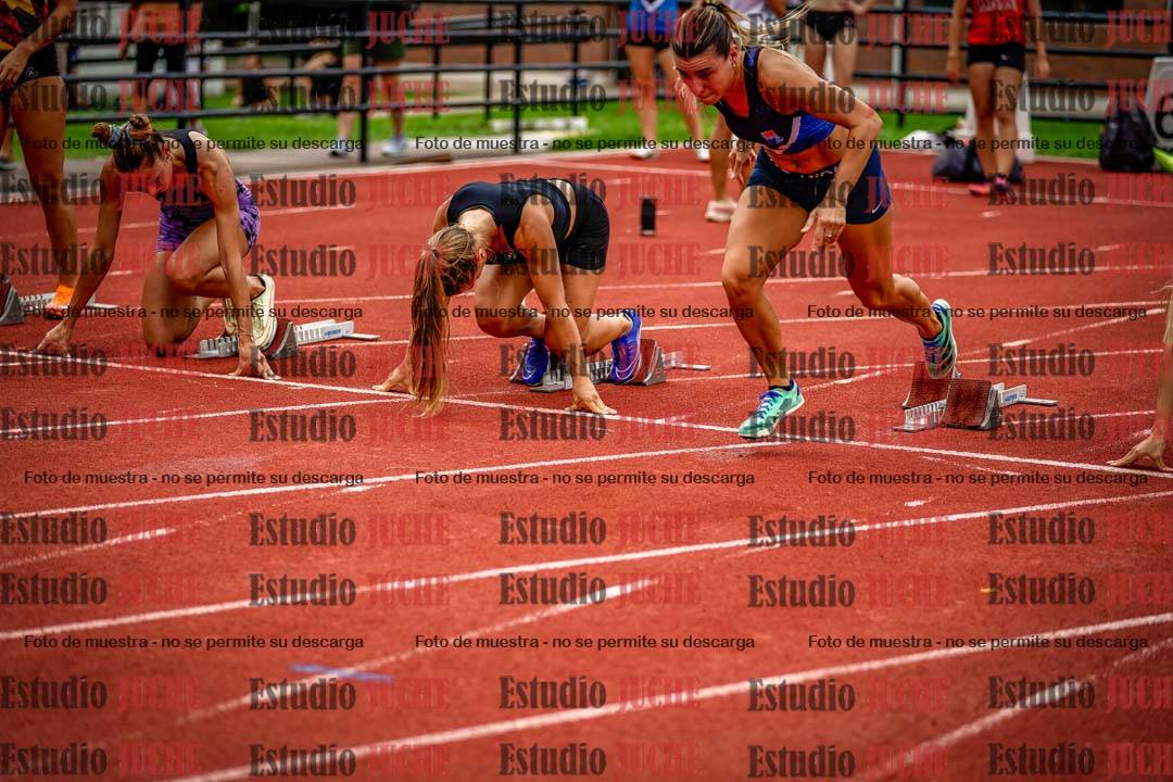 Fotos de los 100 m llanos de mujeres - FINAL