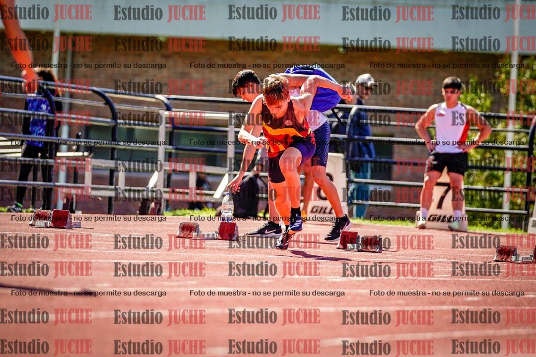 Fotos de los 100 m de varones