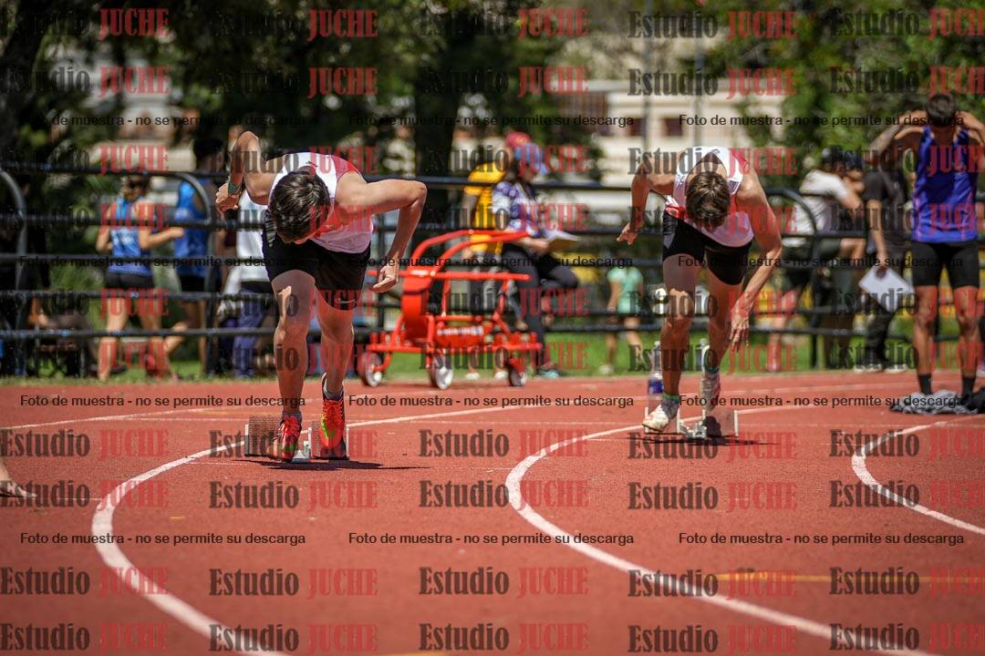 Fotos de los 200 m llanos de varones